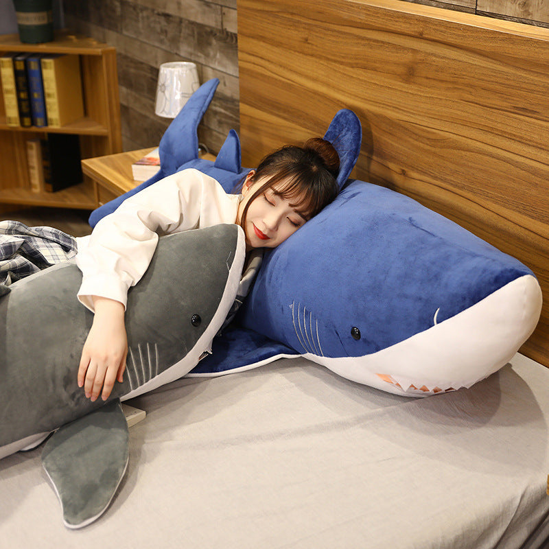 Domestic Fashionable Big Shark Plush Toy Doll - Kawaiioo