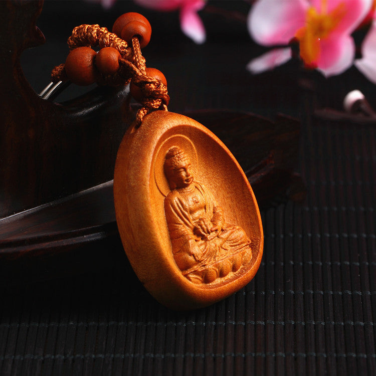 Eight Patron Saint Keychains - Natal Buddha Mahogany Design - Kawaiioo