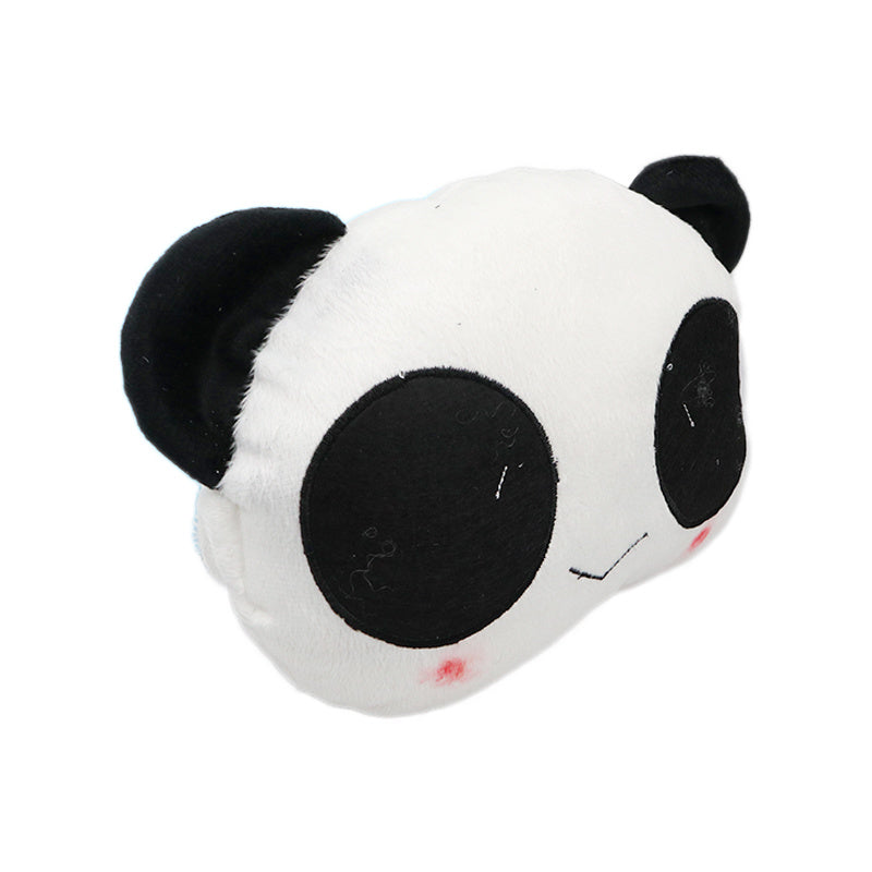 Cute Panda Head Plush Neck Pillow - Adorable Plush Pillow - Kawaiioo