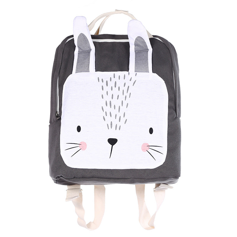 Cartoon Three-dimensional Animal Backpack Children's School Bag - Kawaiioo