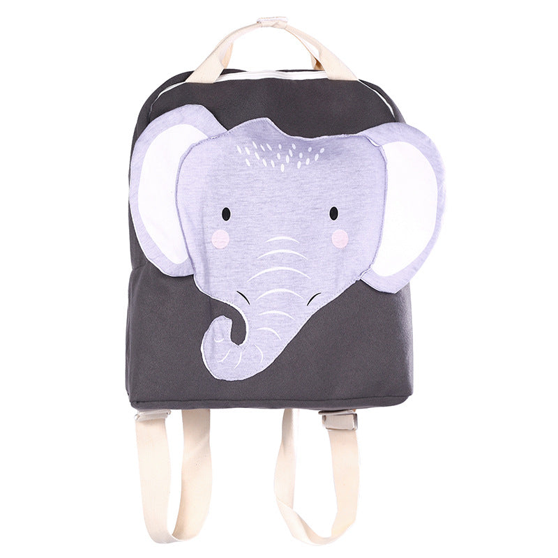 Cartoon Three-dimensional Animal Backpack Children's School Bag - Kawaiioo