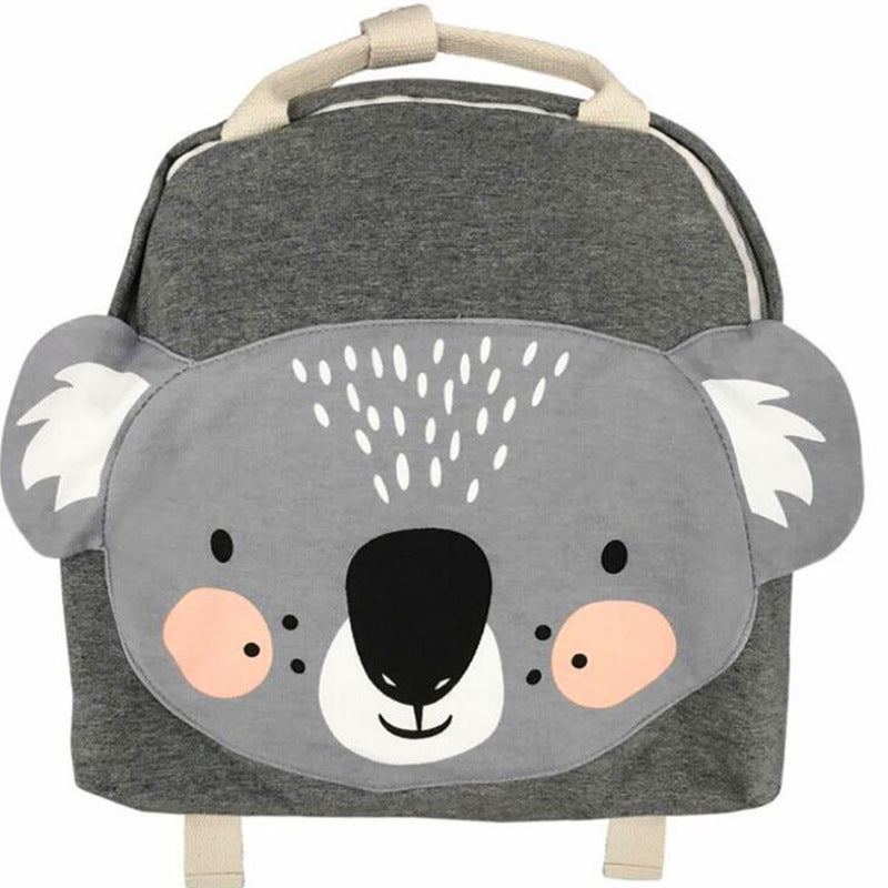 Cartoon Three-dimensional Animal Backpack Children's School Bag - Kawaiioo