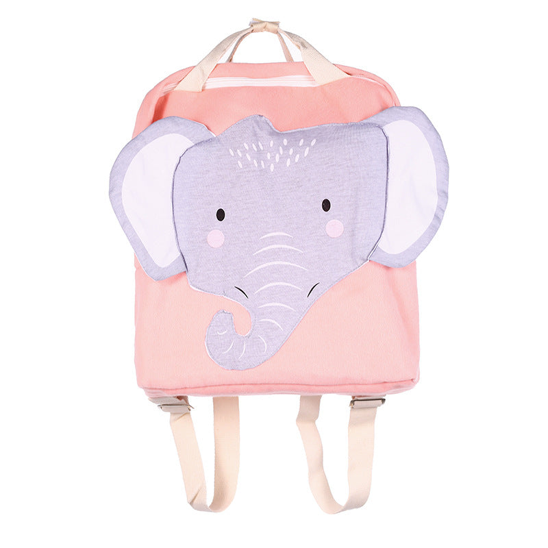 Cartoon Three-dimensional Animal Backpack Children's School Bag - Kawaiioo