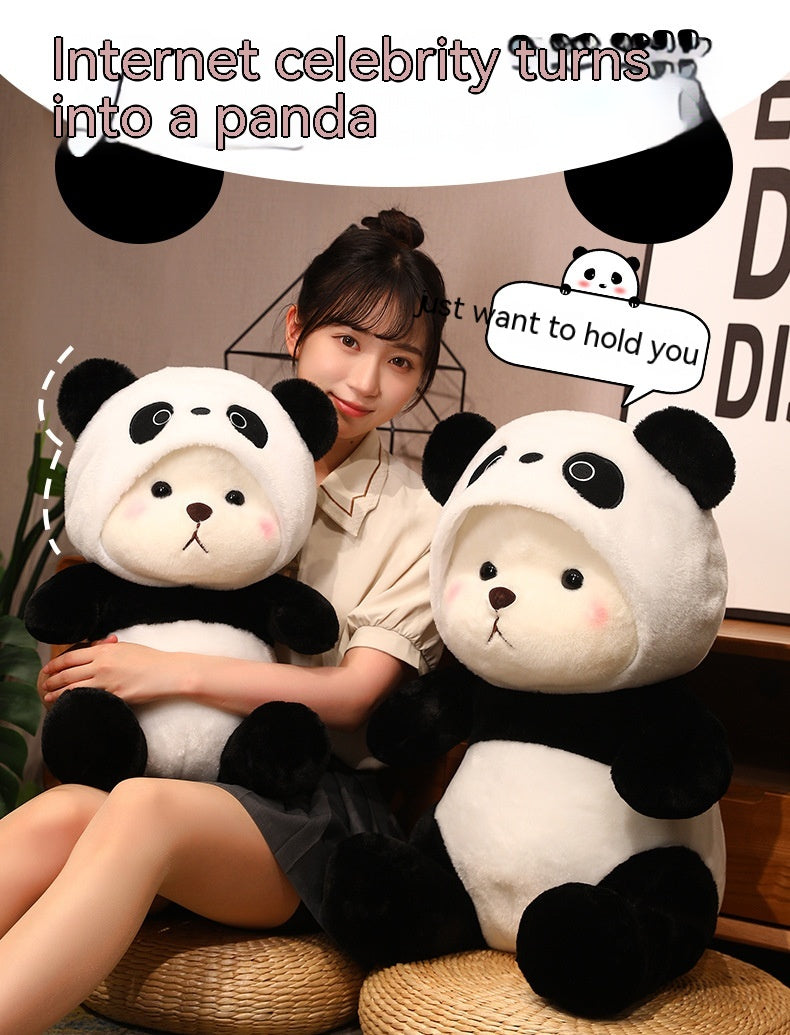 Little Bear Doll Transforming into Giant Panda Plush Toy - Kawaiioo