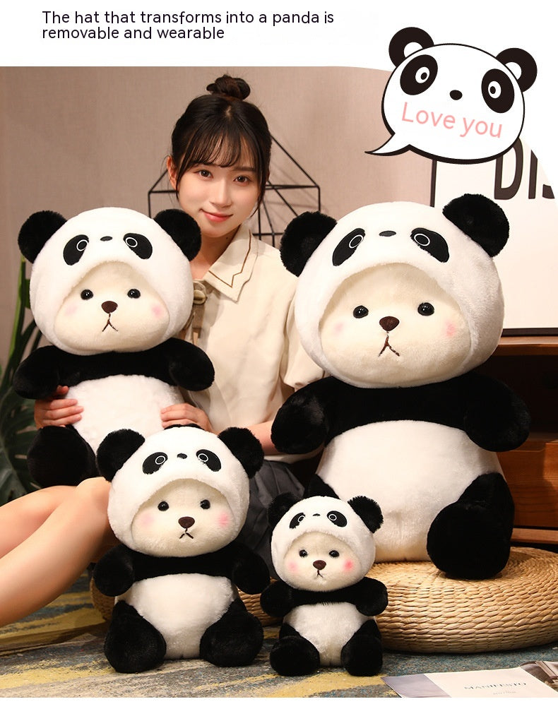 Little Bear Doll Transforming into Giant Panda Plush Toy - Kawaiioo