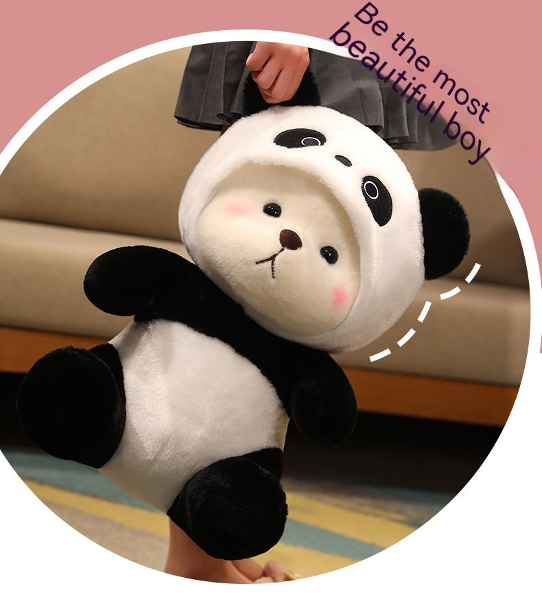 Little Bear Doll Transforming into Giant Panda Plush Toy - Kawaiioo