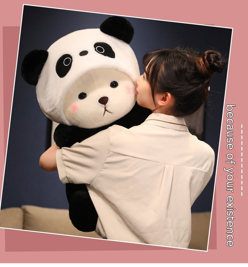 Little Bear Doll Transforming into Giant Panda Plush Toy - Kawaiioo