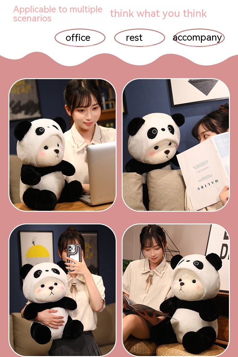 Little Bear Doll Transforming into Giant Panda Plush Toy - Kawaiioo