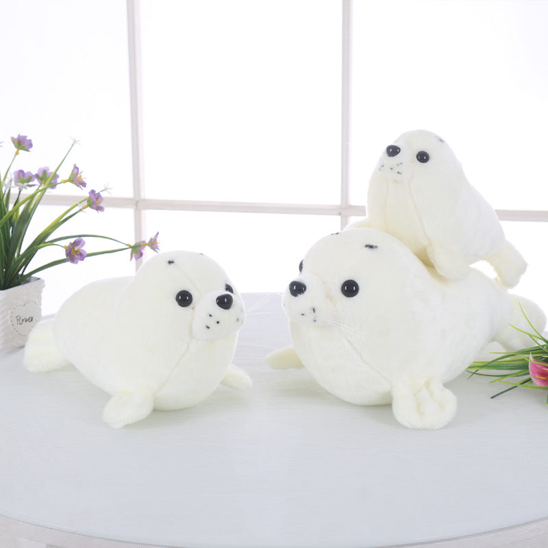 Seal Plush Toy - Soft Children's Pillow and Cuddly Stuffed Animal - Kawaiioo