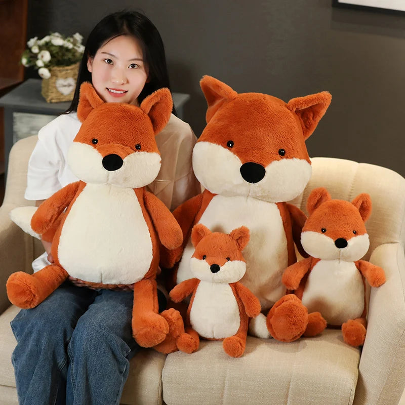 Kawaii Fox Plush Toy - Cute Gift for Kids, Soft & Cartoonish - Kawaiioo