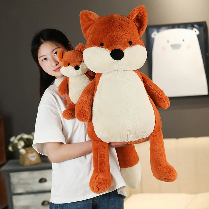 Kawaii Fox Plush Toy - Cute Gift for Kids, Soft & Cartoonish - Kawaiioo