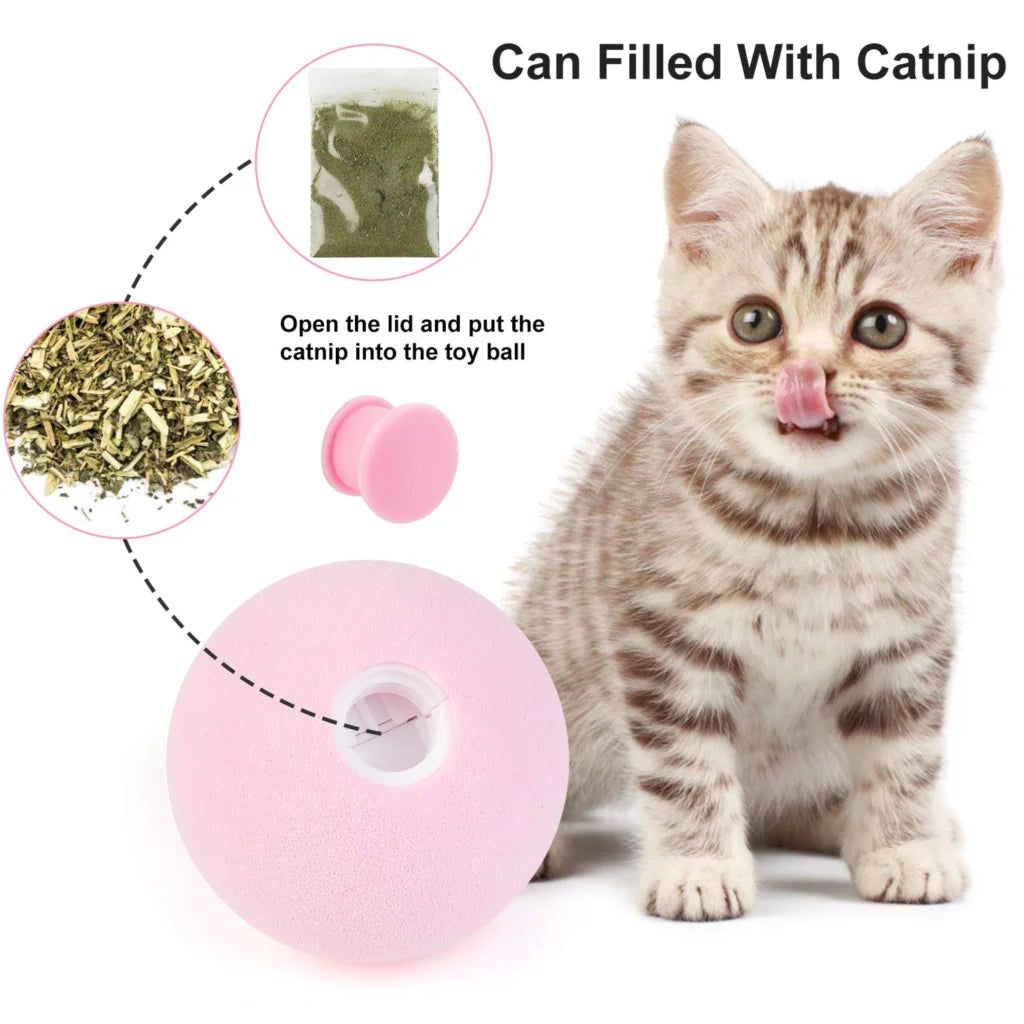 Cat Toy Ball - Stimulating Sounds & Catnip