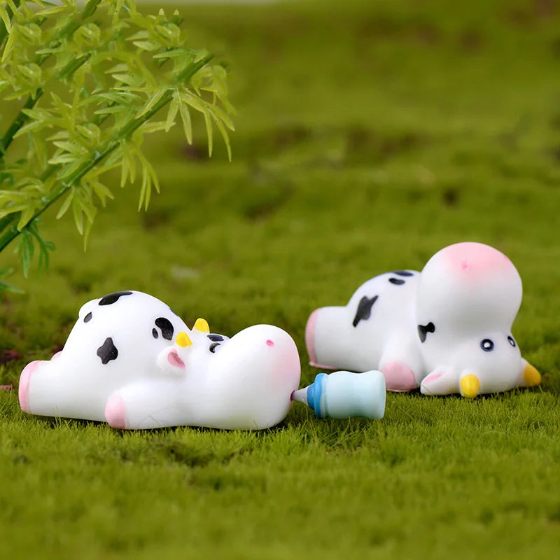 Miniature Cow Figurines | Home & Garden Decoration Accessories - Kawaiioo