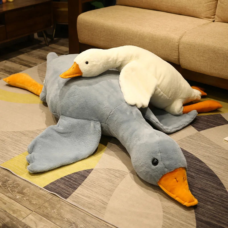 Giant Fluffy Duck Plush Toys - Cute Stuffed Animals & Sleep Pillows