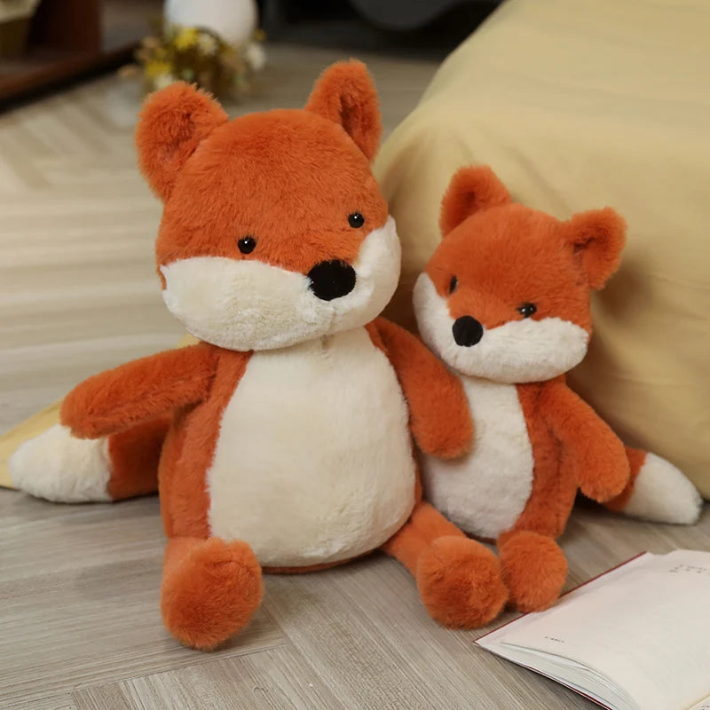 Kawaii Fox Plush Toy - Cute Gift for Kids, Soft & Cartoonish - Kawaiioo