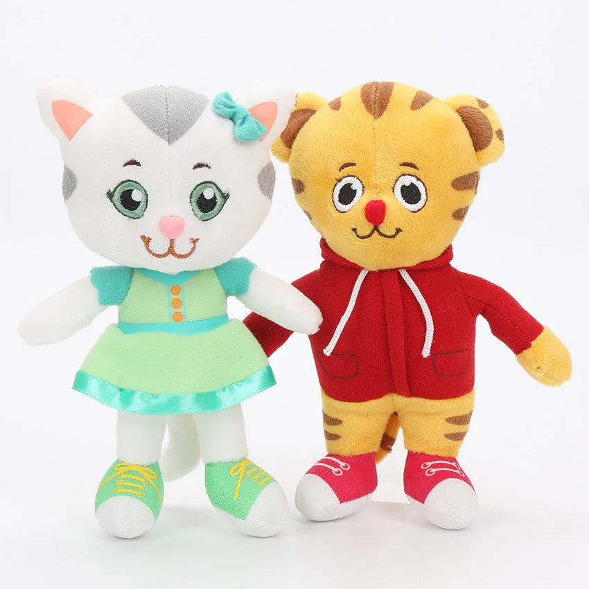 20cm Daniel Tiger Plush Doll - Soft Stuffed Toy - Kawaiioo