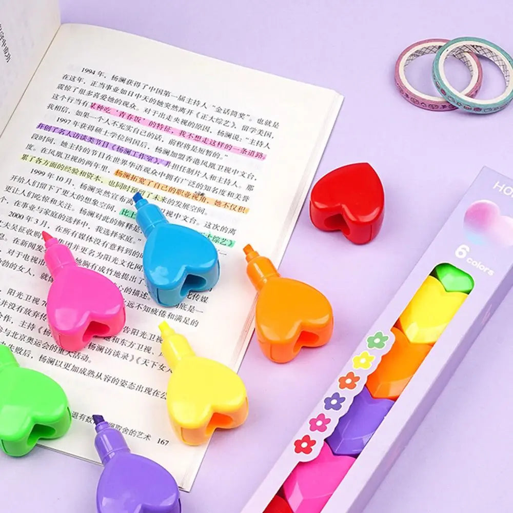 Kawaii Little Octopus Bear Highlighter Pen Set - Cute School Supplies