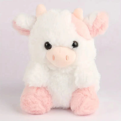 Kawaii Strawberry Cow Plushie - 20cm Soft Doll for Kids