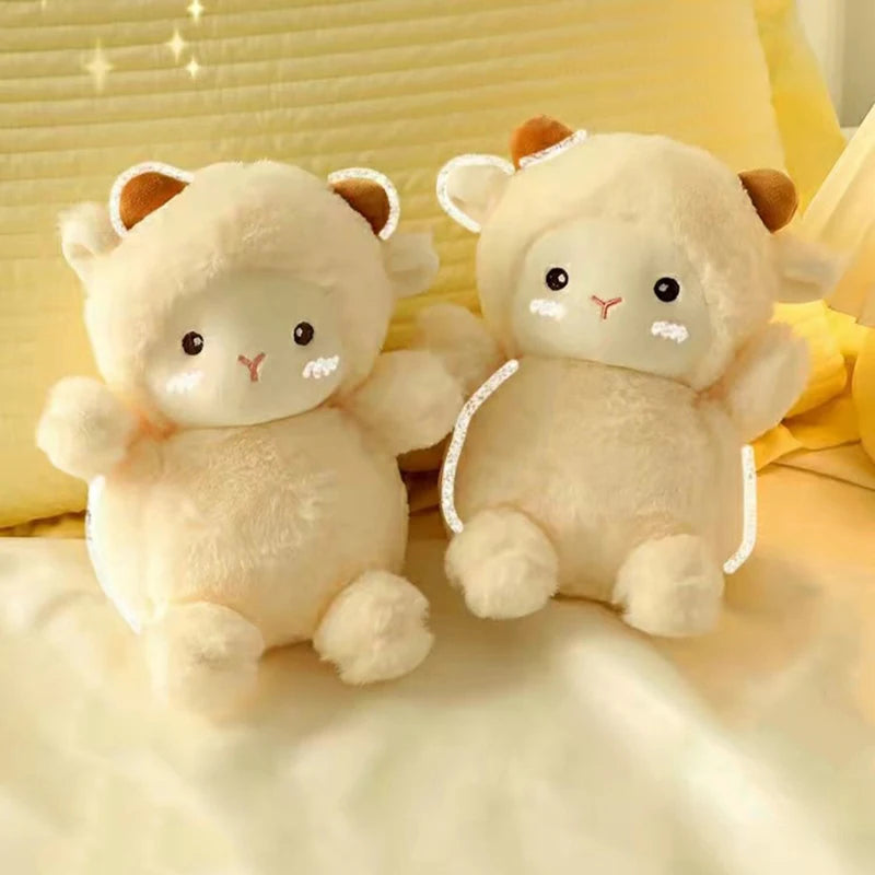 Cute Sheep Plush Dolls - 25CM Soft Kawaii Rabbit & Alpaca Toys - Kawaiioo