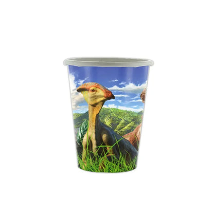 Jurassic Dinosaur Theme Disposable Tableware for Kids' Parties