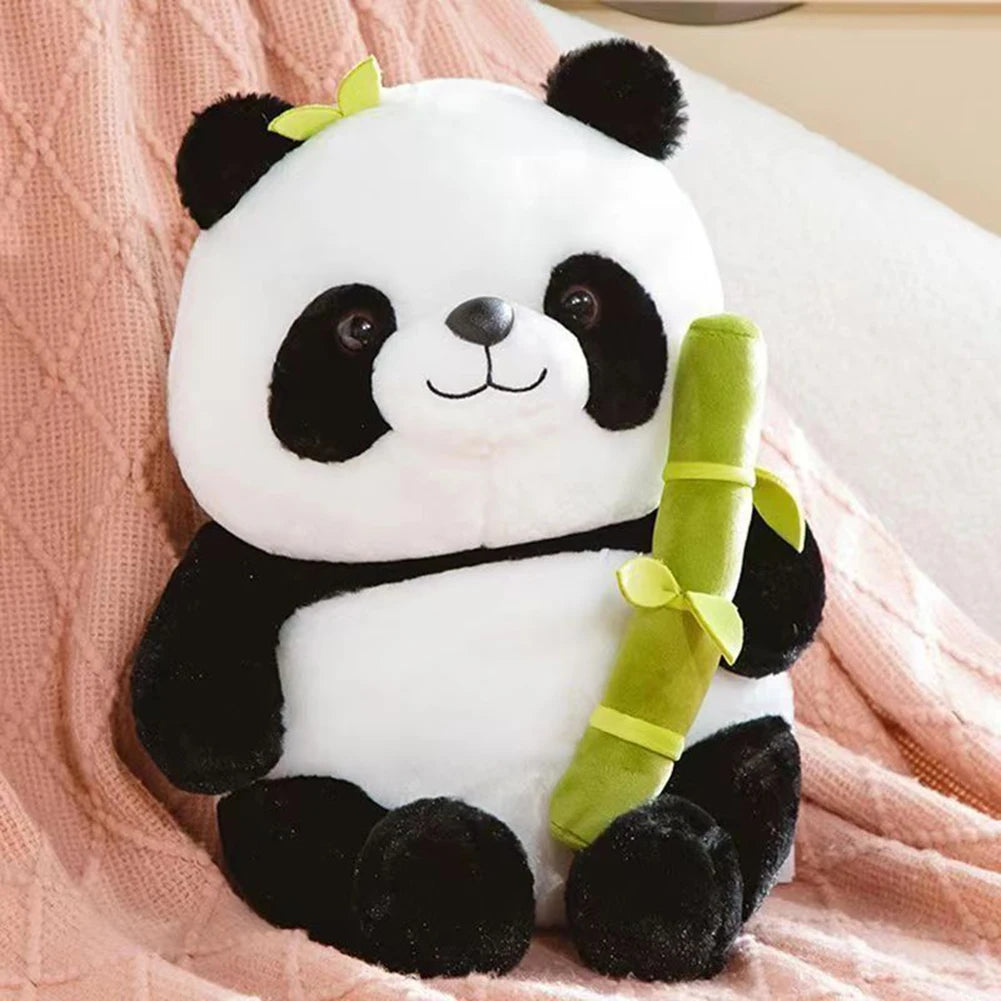 Kawaii Bamboo Panda Plush Doll - Soft Stuffed Toy for Kids & Gifts