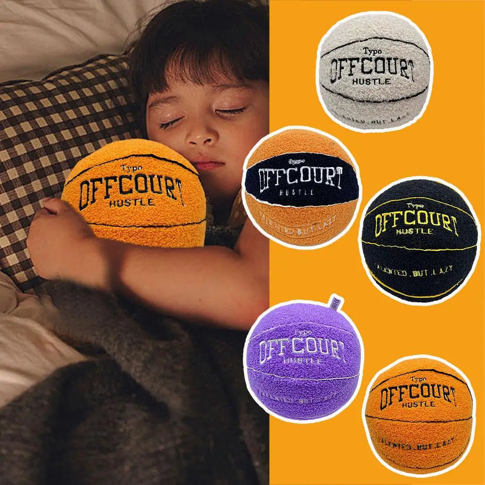 Basketball Plush Pillow - 25cm Soft Anime Stuffed Ball for Kids