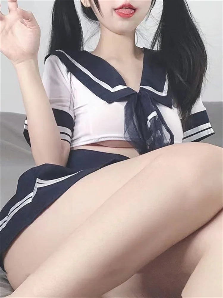 Sexy Cosplay Lingerie - Japanese Costumes With Miniskirt For School Girl