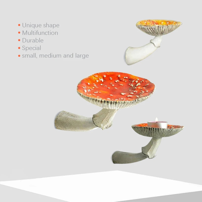 Mushroom Hanging Ornaments - Decorative Resin Home Decor