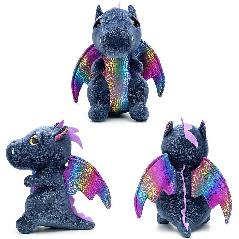 24cm Flying Dragon Plush Toy - Kawaii Dinosaur Doll for Kids