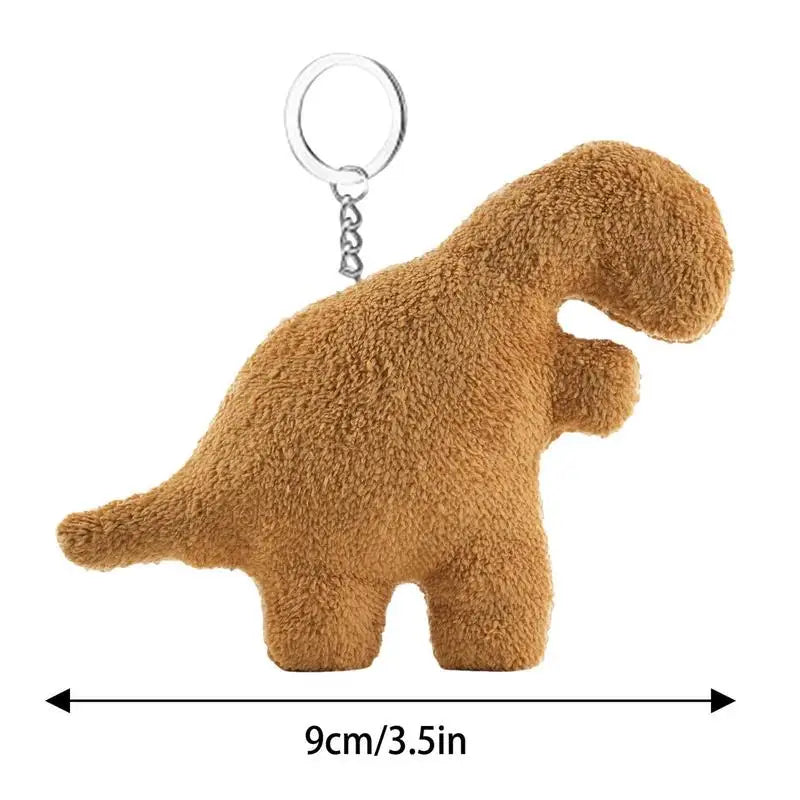 Dino Chicken Nugget Plush Keychain Pendant - 2023 Easter Charm - Kawaiioo