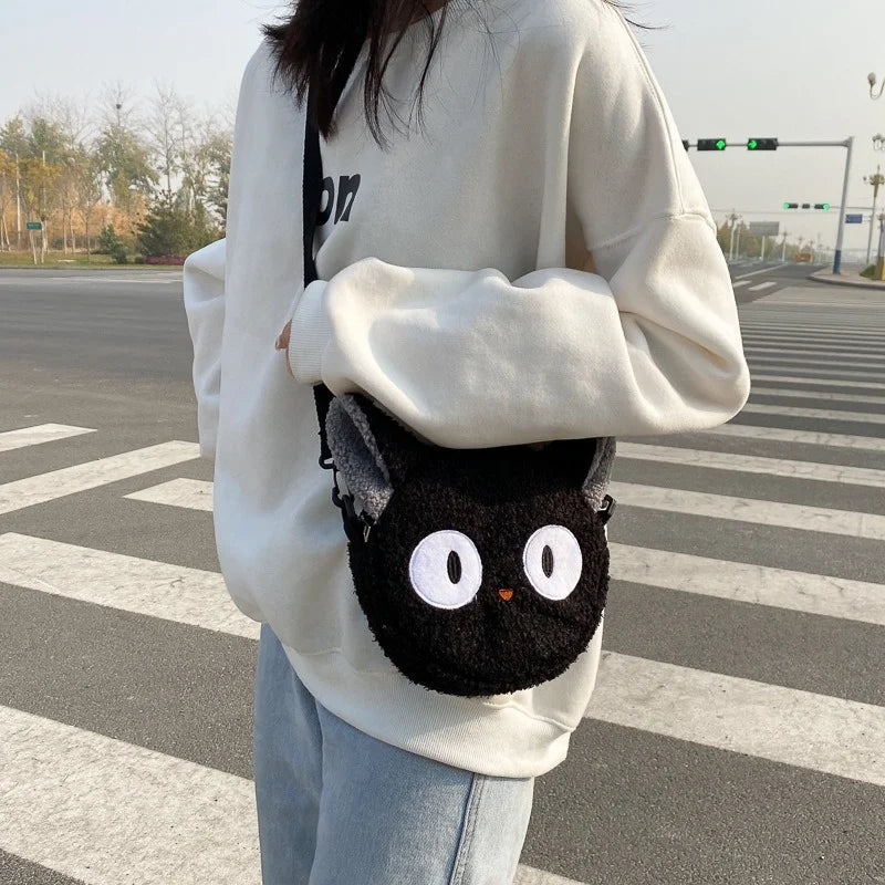 Japanese Style Kawaii Plush Shoulder Bag – Cartoon Crossbody Bag for Women - Kawaiioo