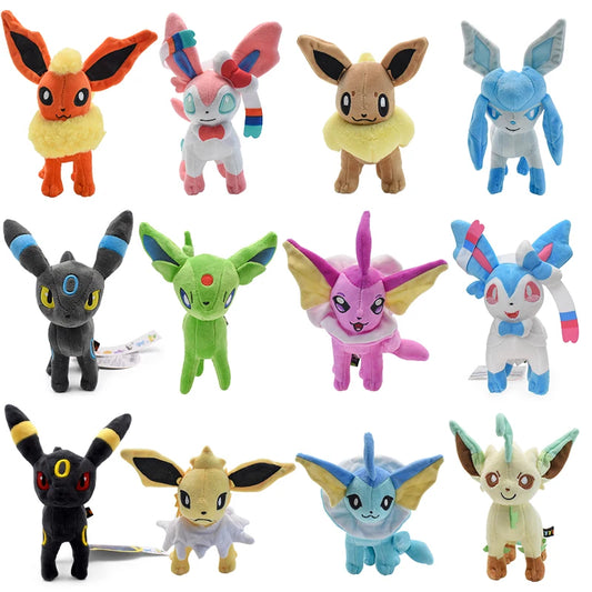 14" Eevee Plush Pokemon Toy - Shiny Umbreon, Vaporeon, Jolteon & More