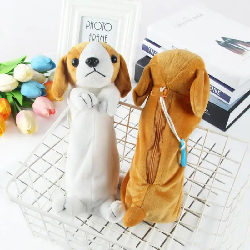 Cute Puppy Plush - Pencil Case - Kawaiioo