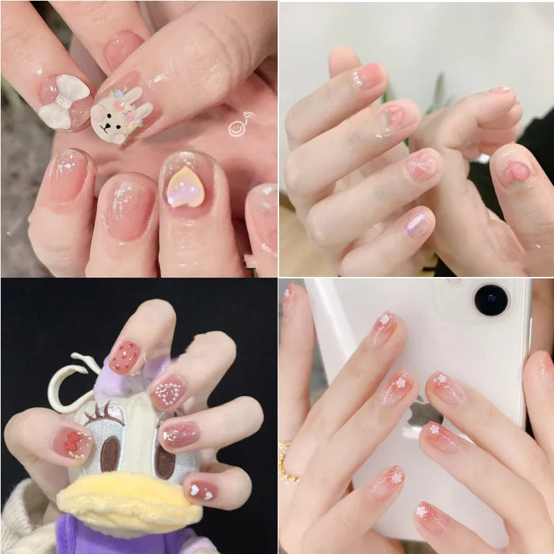 Kawaii 3D Nail Art Stickers - Detachable Nail Decals & Decorations - Kawaiioo