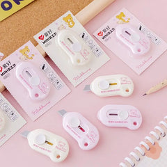 Kawaii Mini Pocket Bear Utility Knife - Paper Cutter Stationery