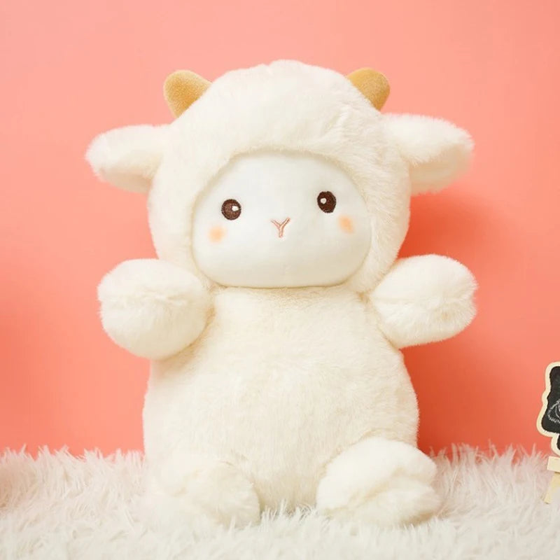 Cute Sheep Plush Dolls - 25CM Soft Kawaii Rabbit & Alpaca Toys - Kawaiioo