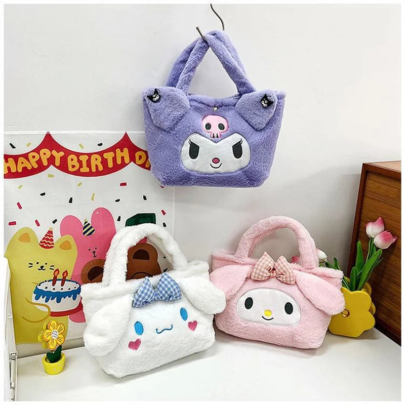 Sanrio Kuromi & Cinnamoroll Backpack - Plush Hello Kitty & My Melody - Kawaiioo