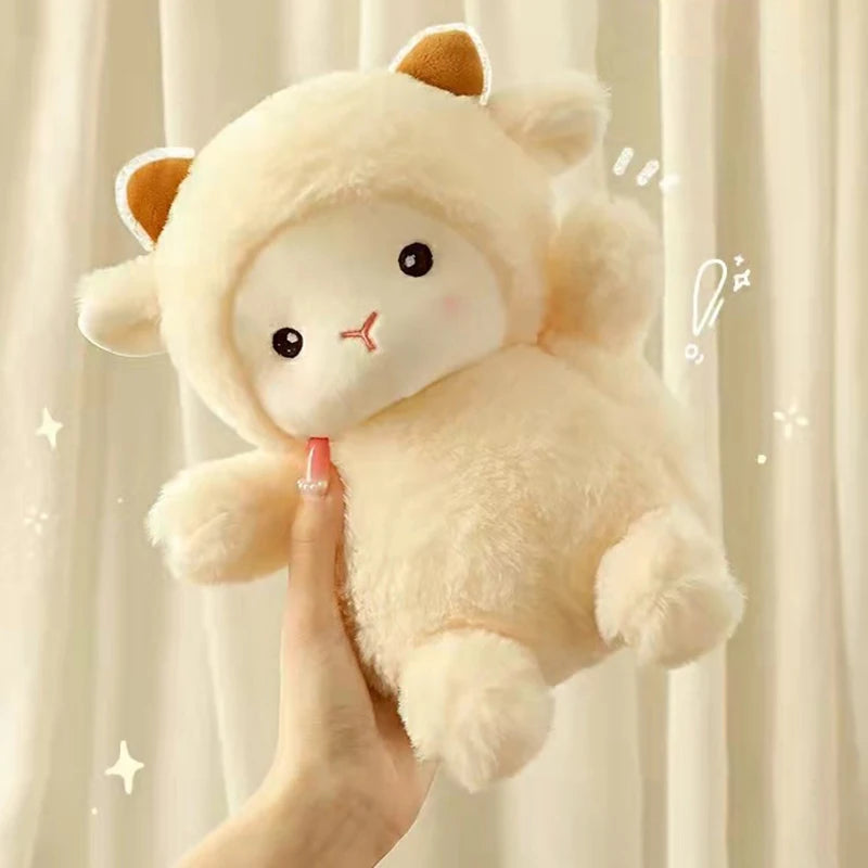 Cute Sheep Plush Dolls - 25CM Soft Kawaii Rabbit & Alpaca Toys - Kawaiioo