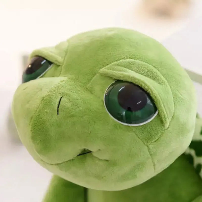 20CM Super Cute Kawaii Big Eyes Green Turtle Plush Animal Toys Birthday Gift for Girls and Children