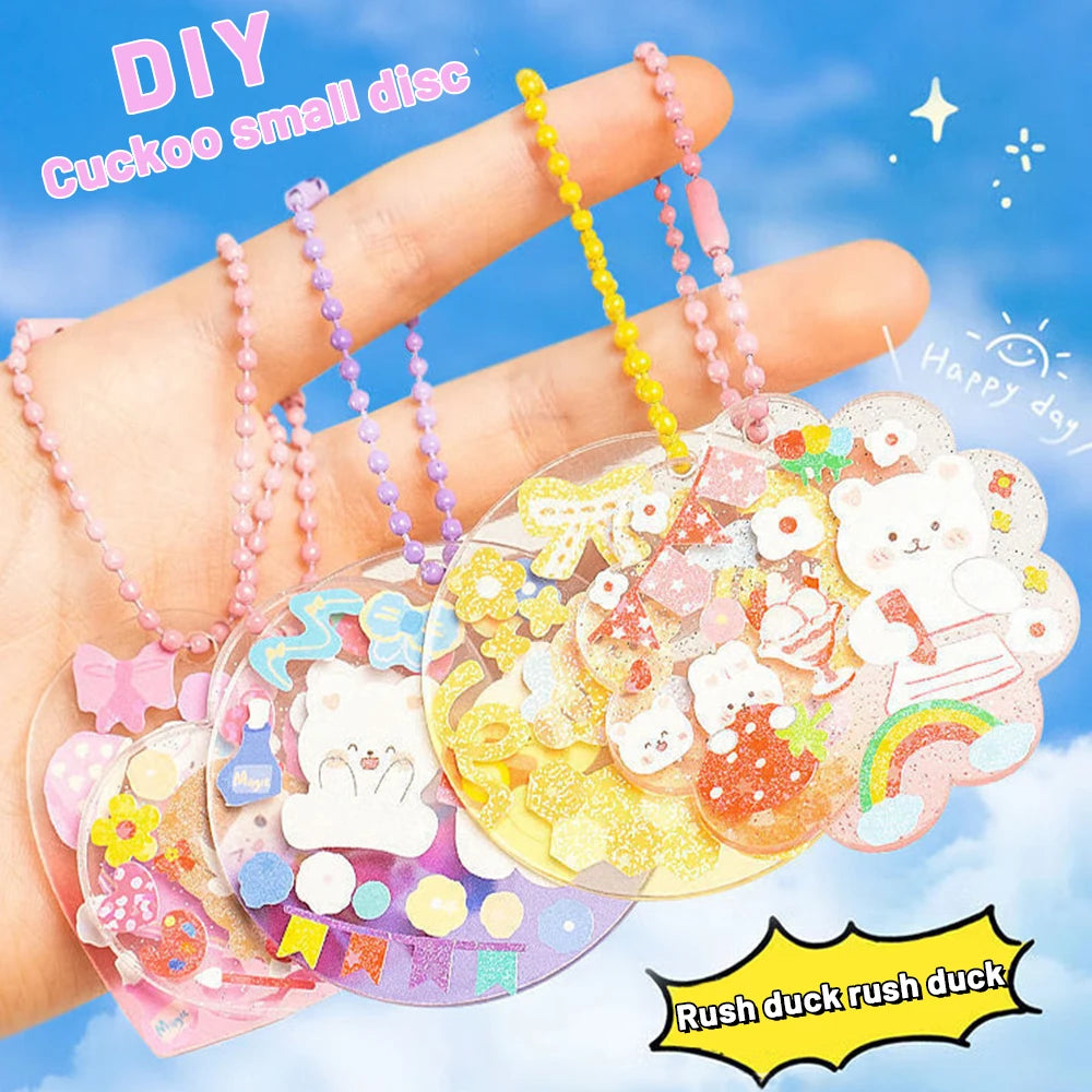 Kawaii Handbook Stickers - Cartoon Collage for Scrapbooking