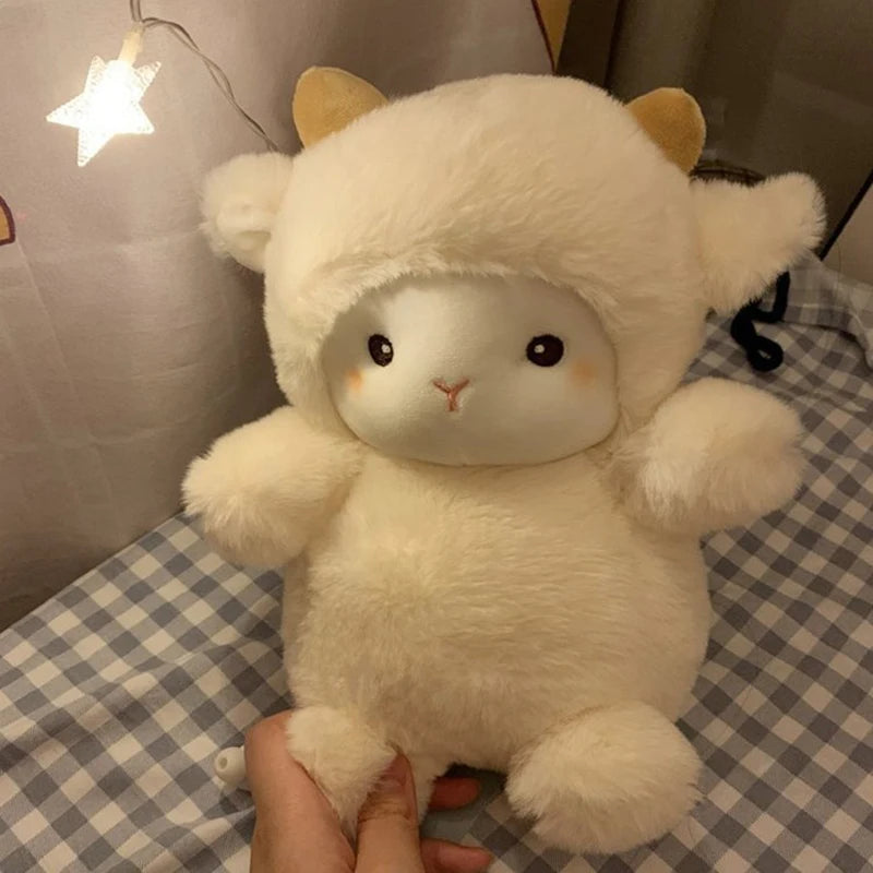 Cute Sheep Plush Dolls - 25CM Soft Kawaii Rabbit & Alpaca Toys - Kawaiioo