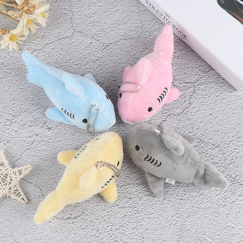 Shark Keychain Plush Toy - Mini Marine Animal Doll - Kawaiioo