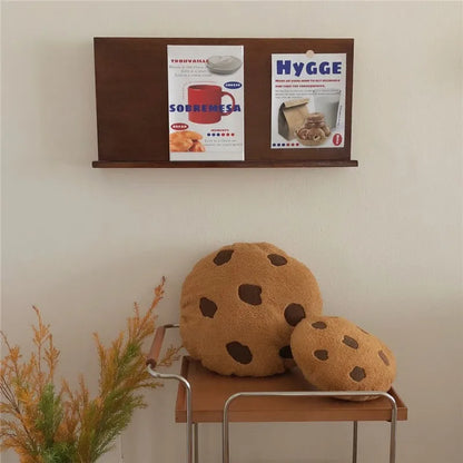 Ins Cookies Pillow - Cozy Plush Cookie Cushion for Sofa & Bedside