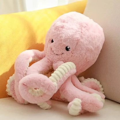 Kawaii Octopus Plush Pendant - 2 Sizes, Soft Stuffed Animal - Kawaiioo