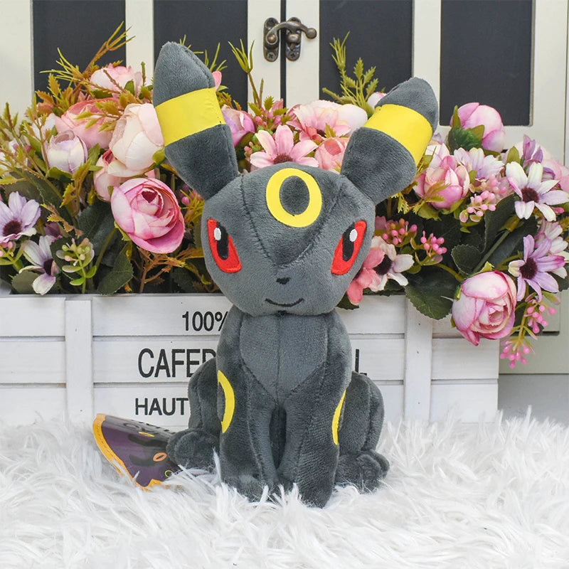 Pokemon Sitting Plush Toys - Umbreon, Eevee, Sylveon & More - Kawaiioo