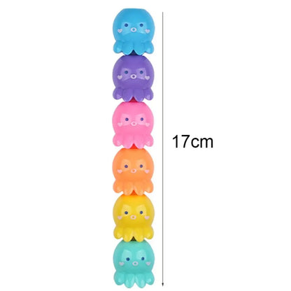 Kawaii Little Octopus Bear Highlighter Pen Set - Cute School Supplies