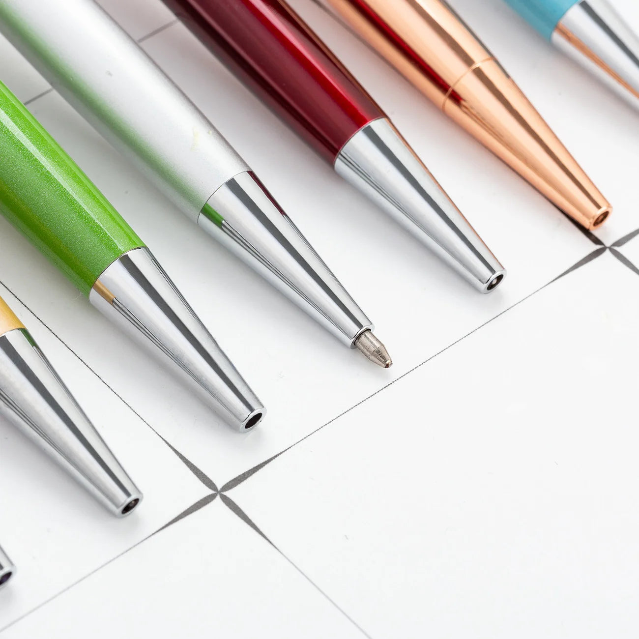 Kawaii Diamond Crystal Roller Ballpoint Pen - Creative Metal Stationery