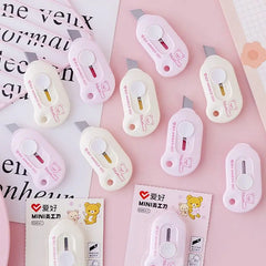 Kawaii Mini Pocket Bear Utility Knife - Paper Cutter Stationery