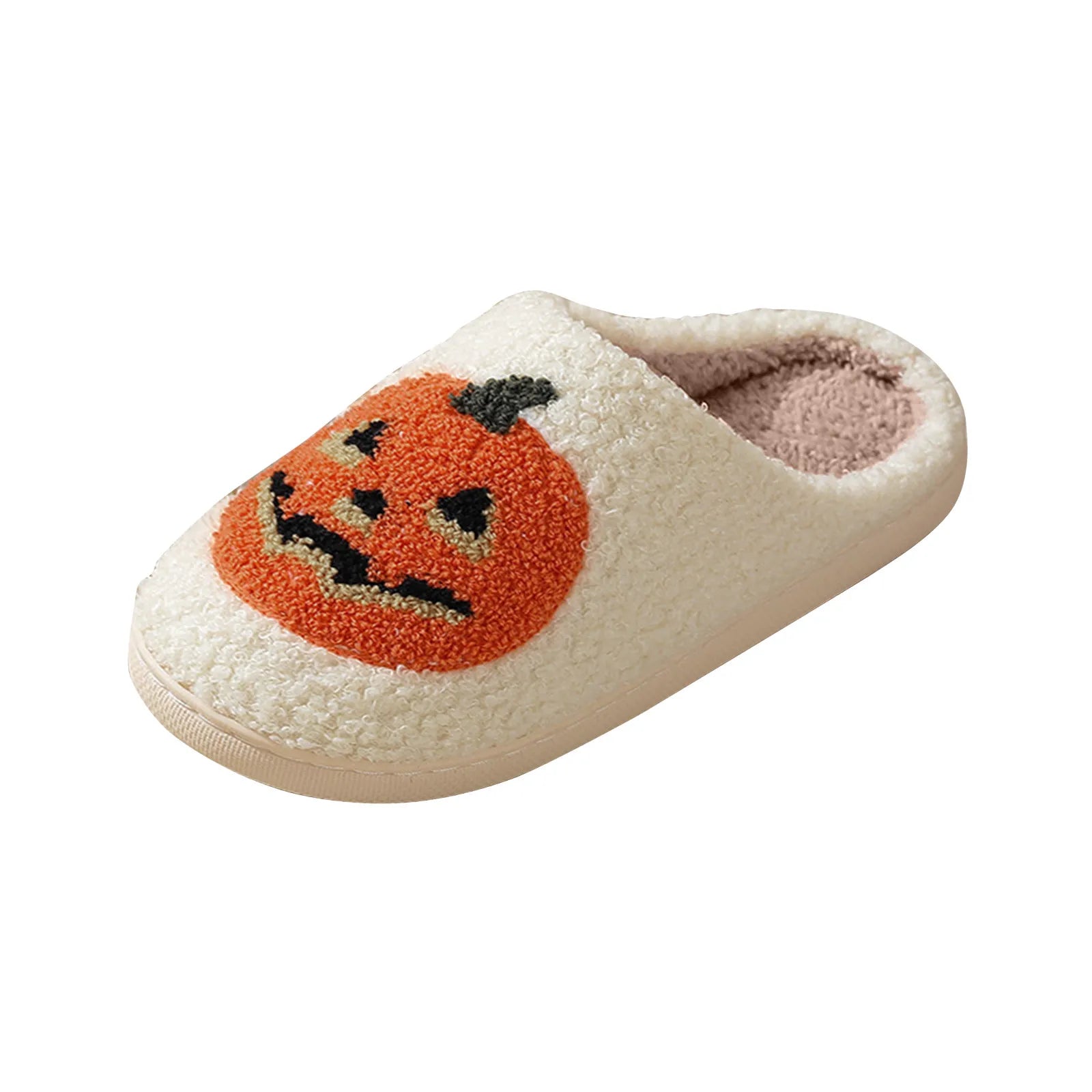 Halloween Plush Slippers - Spooky Soft Slides for Women & Men