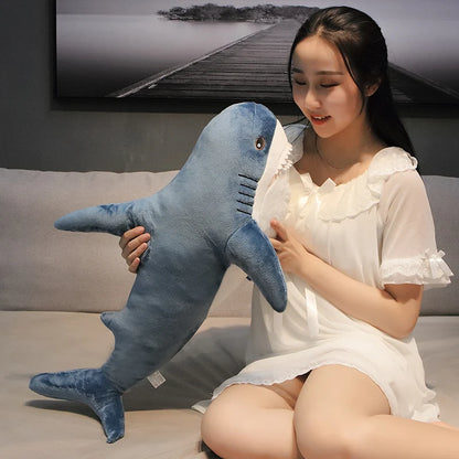 Stuffed Shark Plush Toy - 45/60cm Funny Sleeping Pillow for Kids